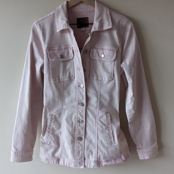 Pink Maurices Denim Jacket w/Tie - Picture 1 of 3